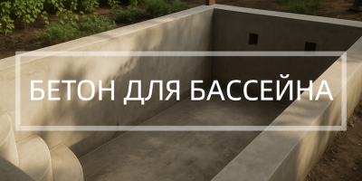Бетон для бассейна в Набережных Челнах